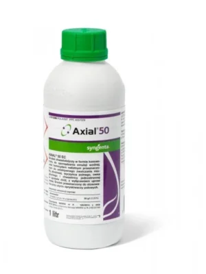 Opakowanie herbicydu Axial 50 EC firmy Syngenta – środek na chwasty trawiaste