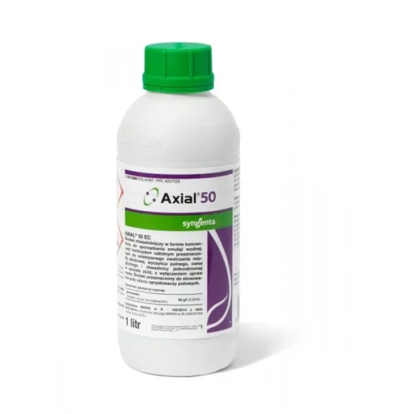 axial-50-ec Opakowanie herbicydu Axial 50 EC firmy Syngenta – środek na chwasty trawiaste