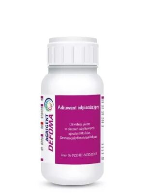 defoma-250ml Opakowanie DEFOMA 0,25L – adiuwant odpieniający do rolniczych cieczy roboczych