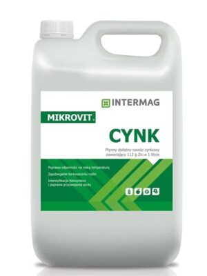 MIKROVIT CYNK 112 – płynny nawóz mikroelementowy  Podpis zdjęcia: MIKROVIT CYNK 112 – nawóz dolistny z cynkiem