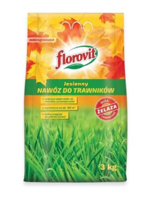 Florovit nawóz jesienny 3 kg – ochrona trawnika przed zimą Florovit nawóz jesienny do trawników 3 kg – nawozy, środki ochrony roślin, chemia rolnicza