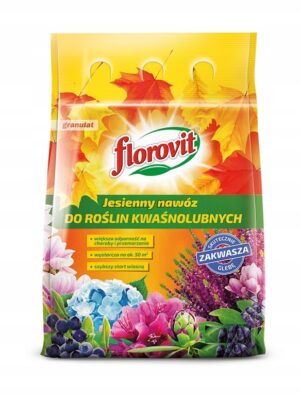 Florovit kwaśnolubne 3 kg – jesienny nawóz do borówek i rododendronów Florovit nawóz jesienny do roślin kwaśnolubnych 3 kg – nawozy, środki ochrony roślin, chemia rolnicza